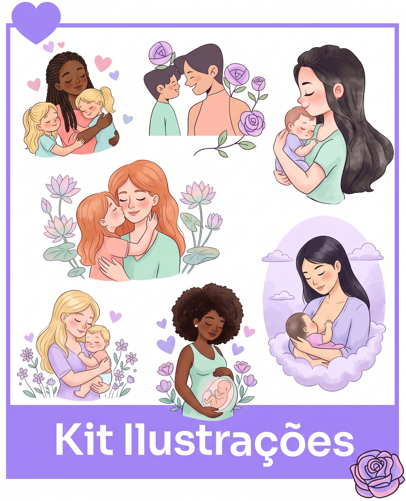 Kit Ilustrações Exclusivas